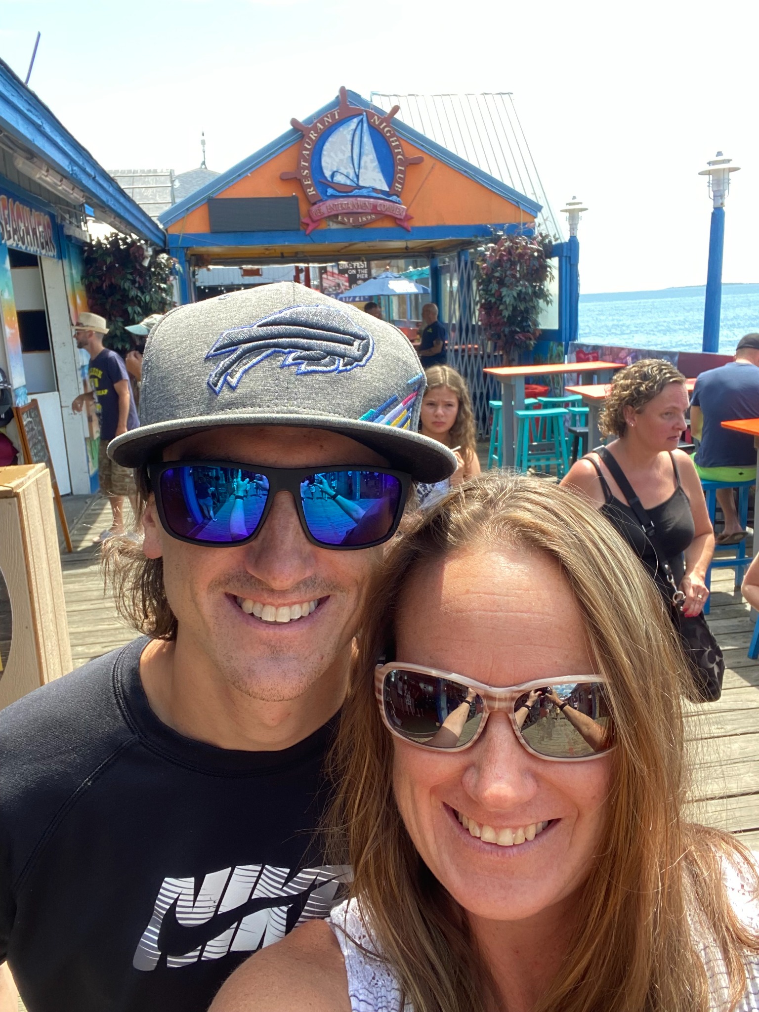Ashley and Cody by the waterfront